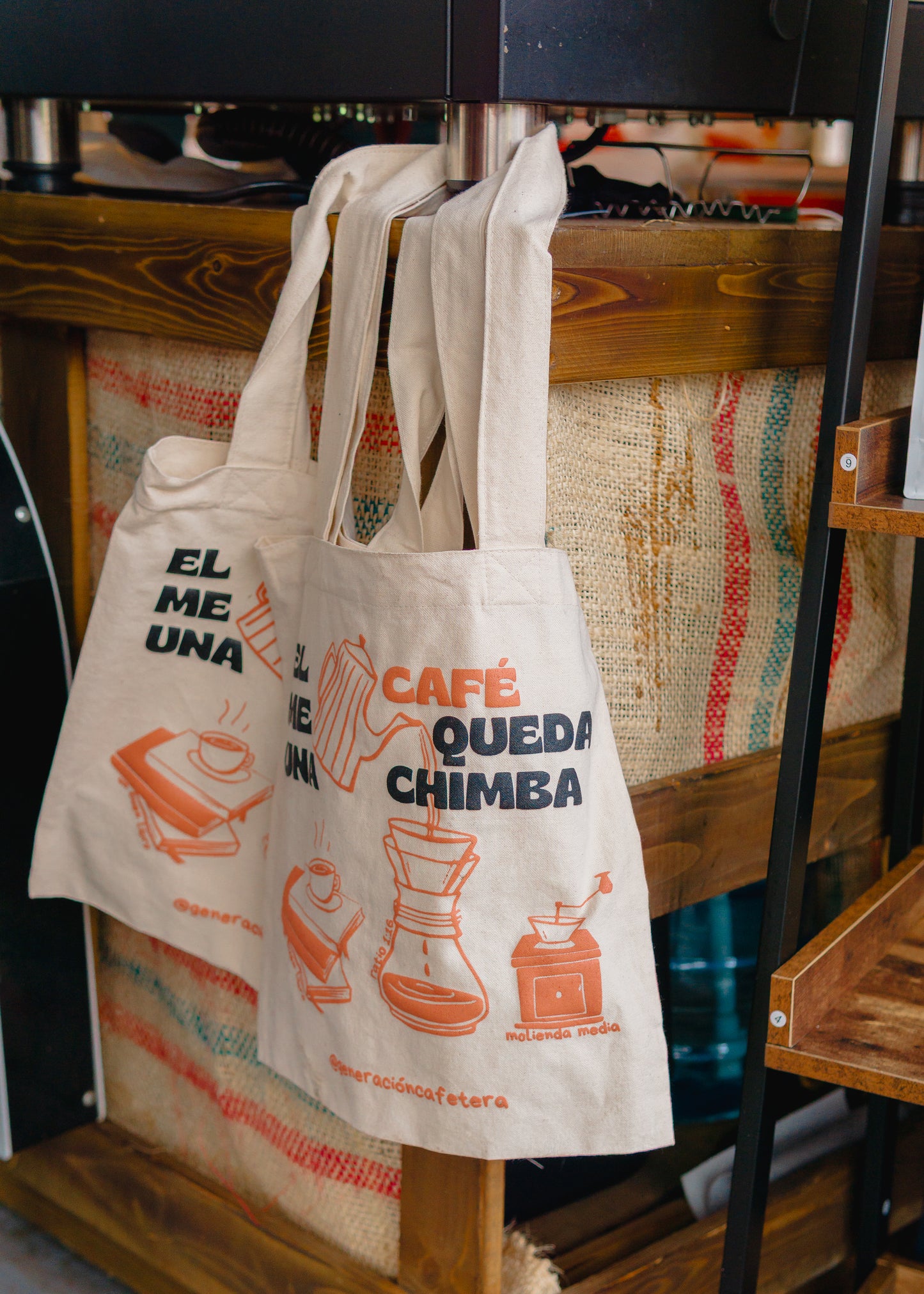 Tote Bag- El café me queda una Chimba