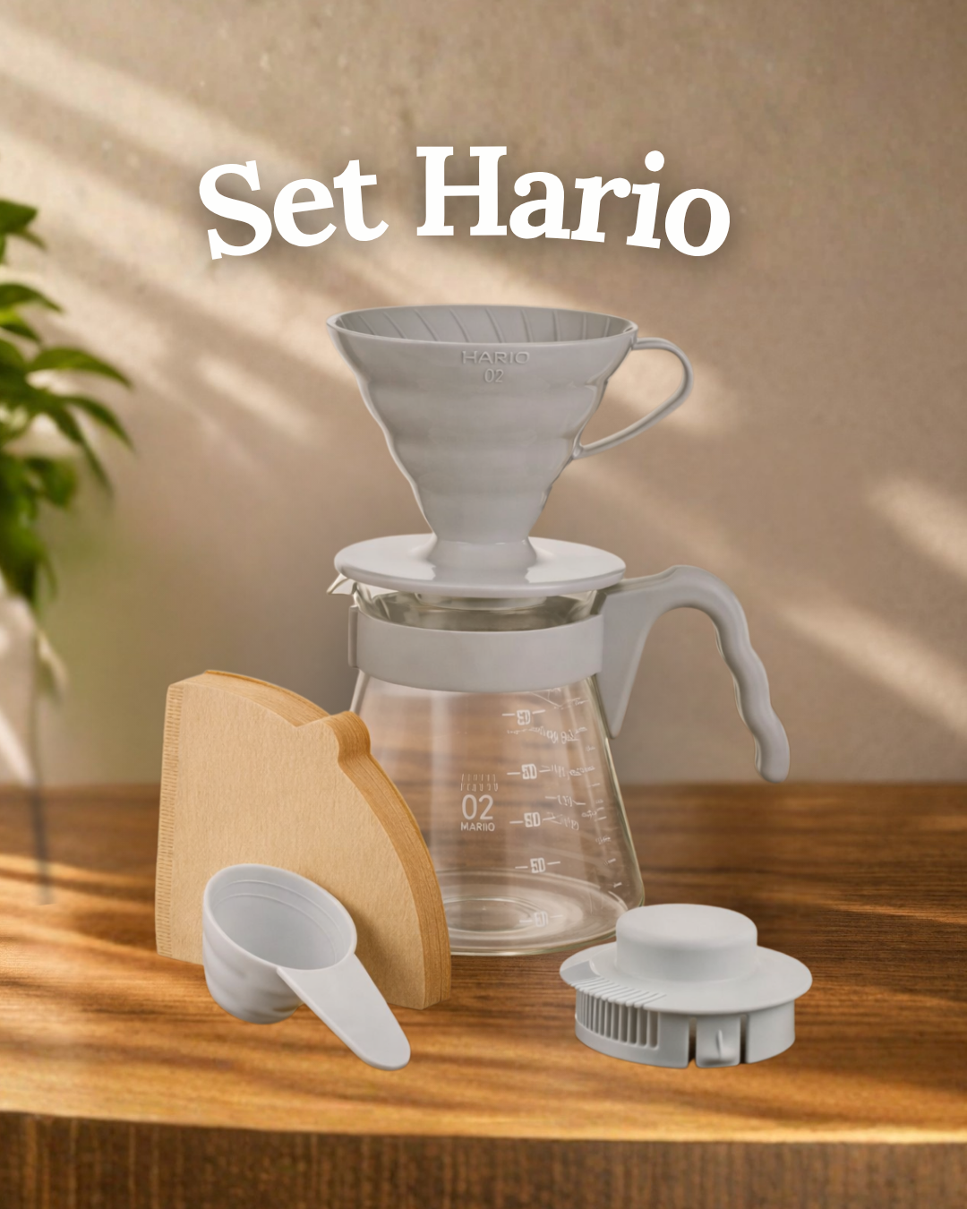 Kit Hario V60 – 4 Tazas
