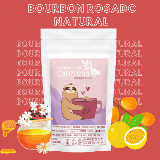 Bourbon Rosado Natural - Finca The Three Coffee Farmer
